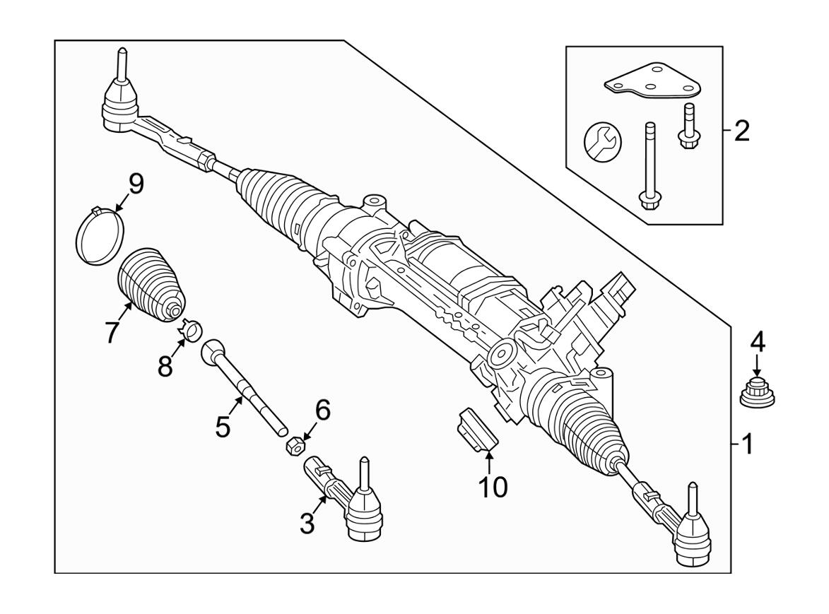 Mercedes Tie Rod - Front Inner 2313301200